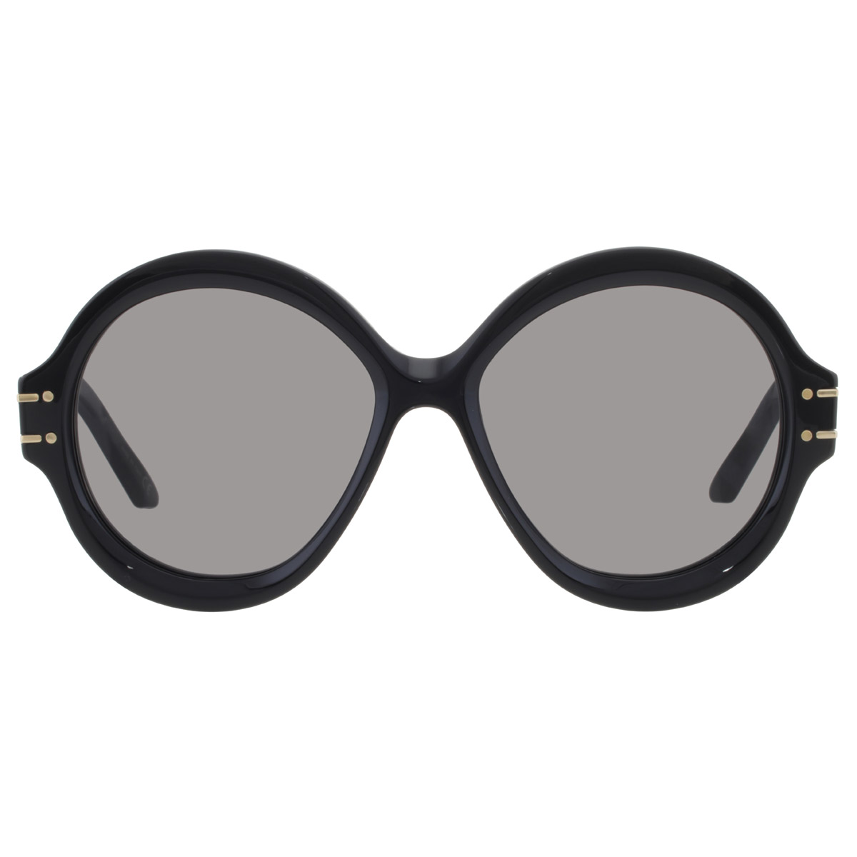 Dior Grey Round Ladies Sunglasses CD40048U 01A 57 192337082351