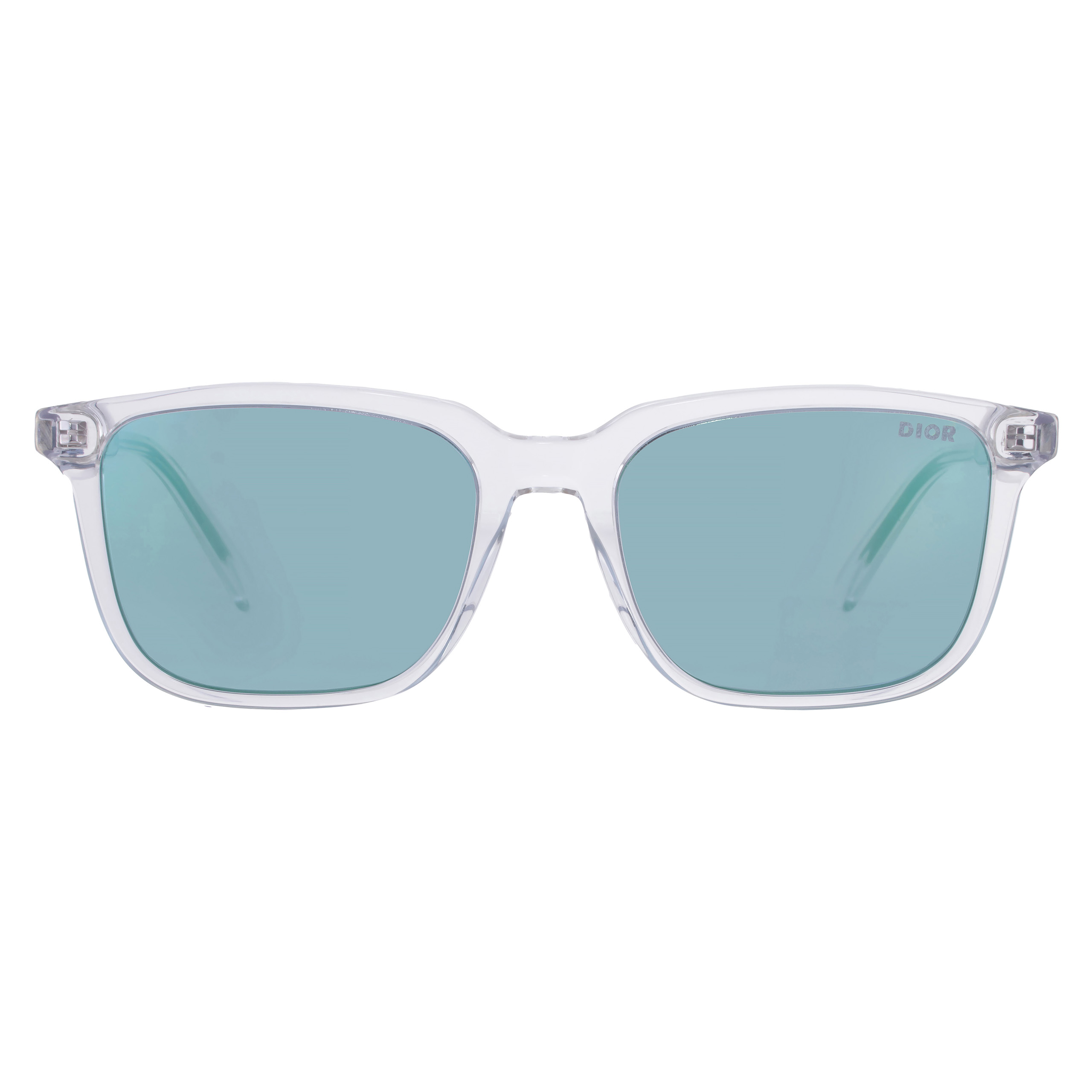 Dior INDIOR S1I Blue Mirror Square Men's Sunglasses DM40104I 26X