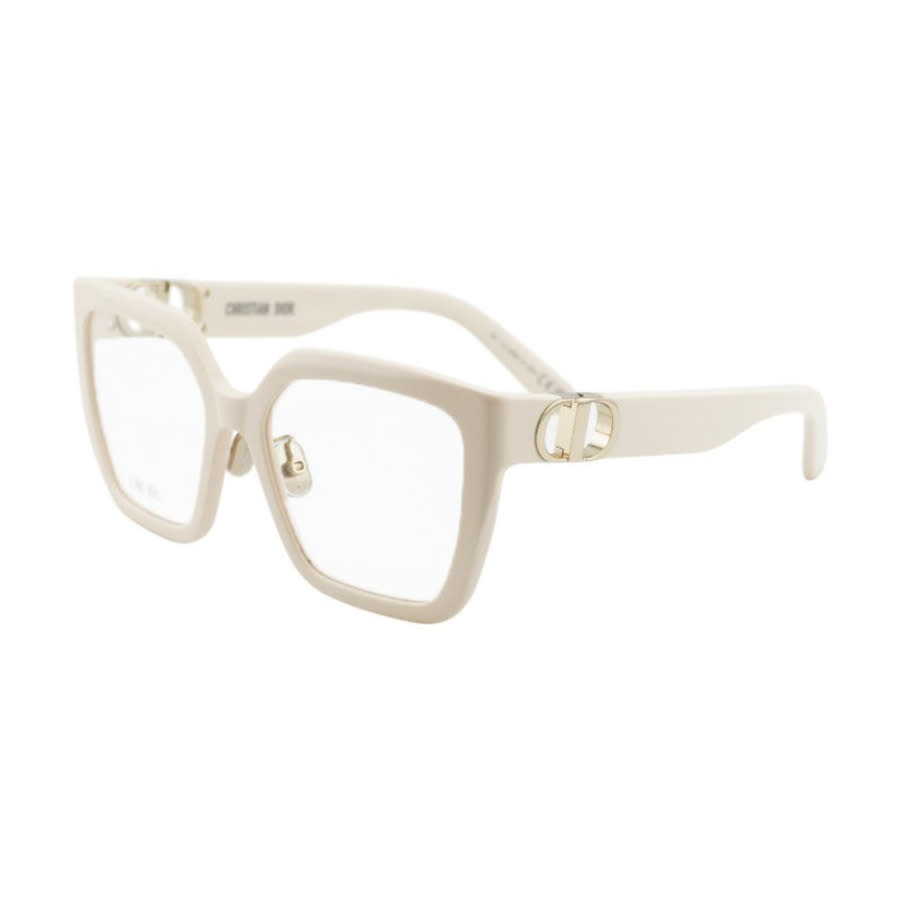 Dior 30montaigneo S1f Demo Square Ladies Eyeglasses Cd50090f 025 55 In ["white","black"]