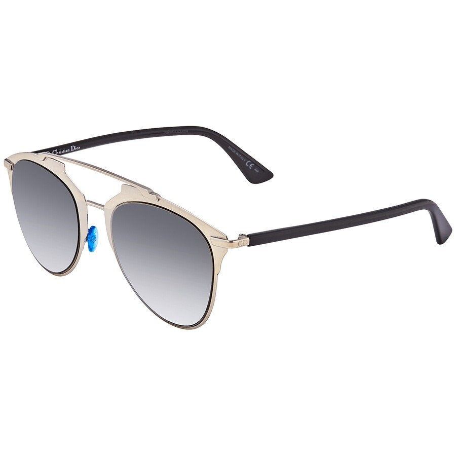 Dior Reflected Gold Gradient Azure Pilot Ladies Sunglasses