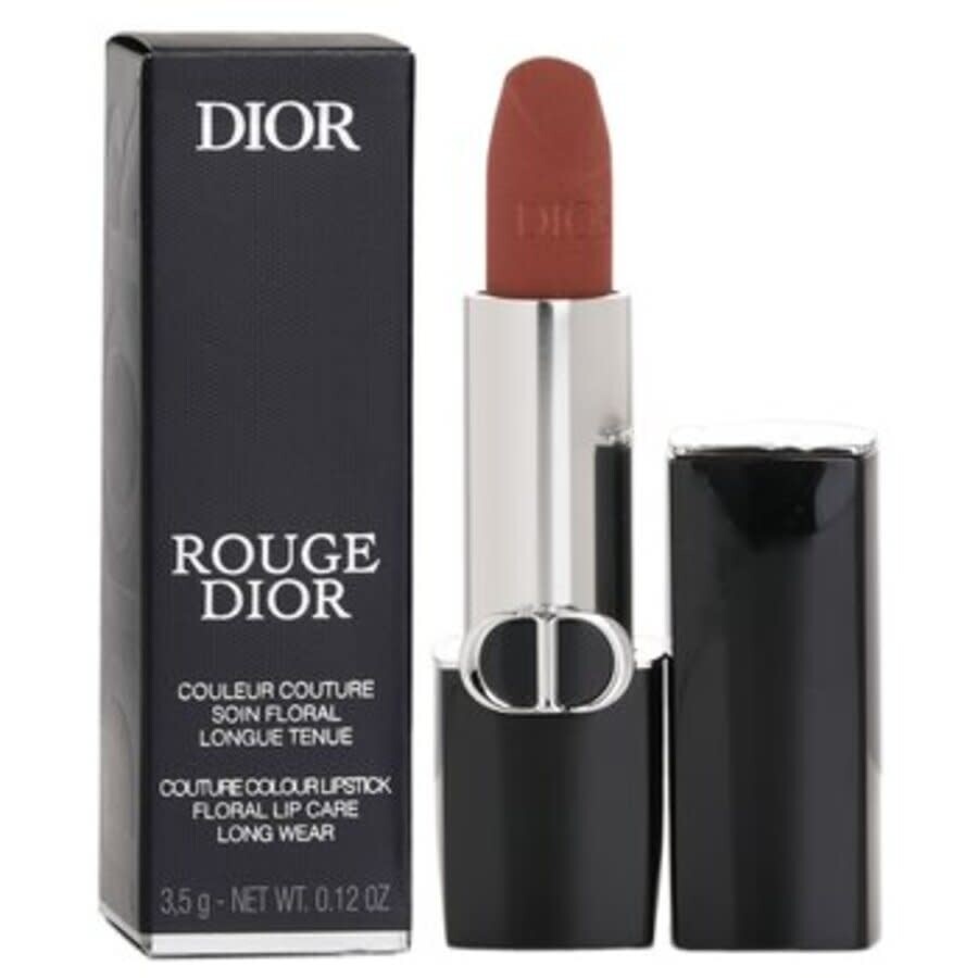 Dior Rouge Couture Colour Velvet & Satin Finishes Lipstick 0.12 oz # 200 Nude Touch Makeup 3348 In Beige