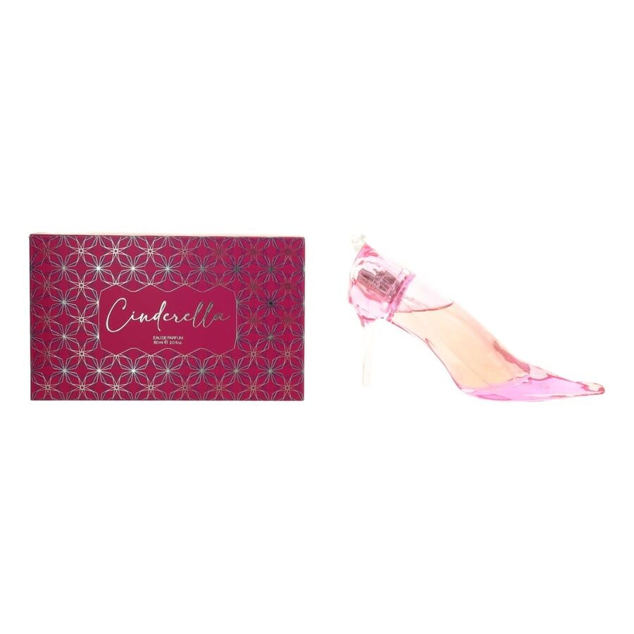 Shop Disney Ladies Cinderella Pink Slipper Edp 2.0 oz Fragrances 810876033275 In Cinder / Ink / Orange / Pink