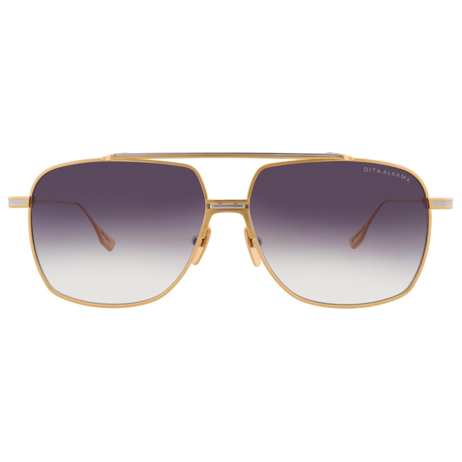 Dita Alkamx Grey Gradient Navigator Titanium Unisex Sunglasses Dts100-a-01 61 In Multi