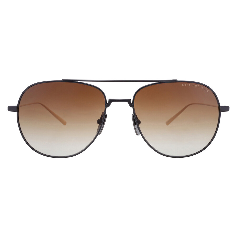 Dita Artoa.79 Brown Gradient Pilot Unisex Sunglasses Dts161-a-03 57