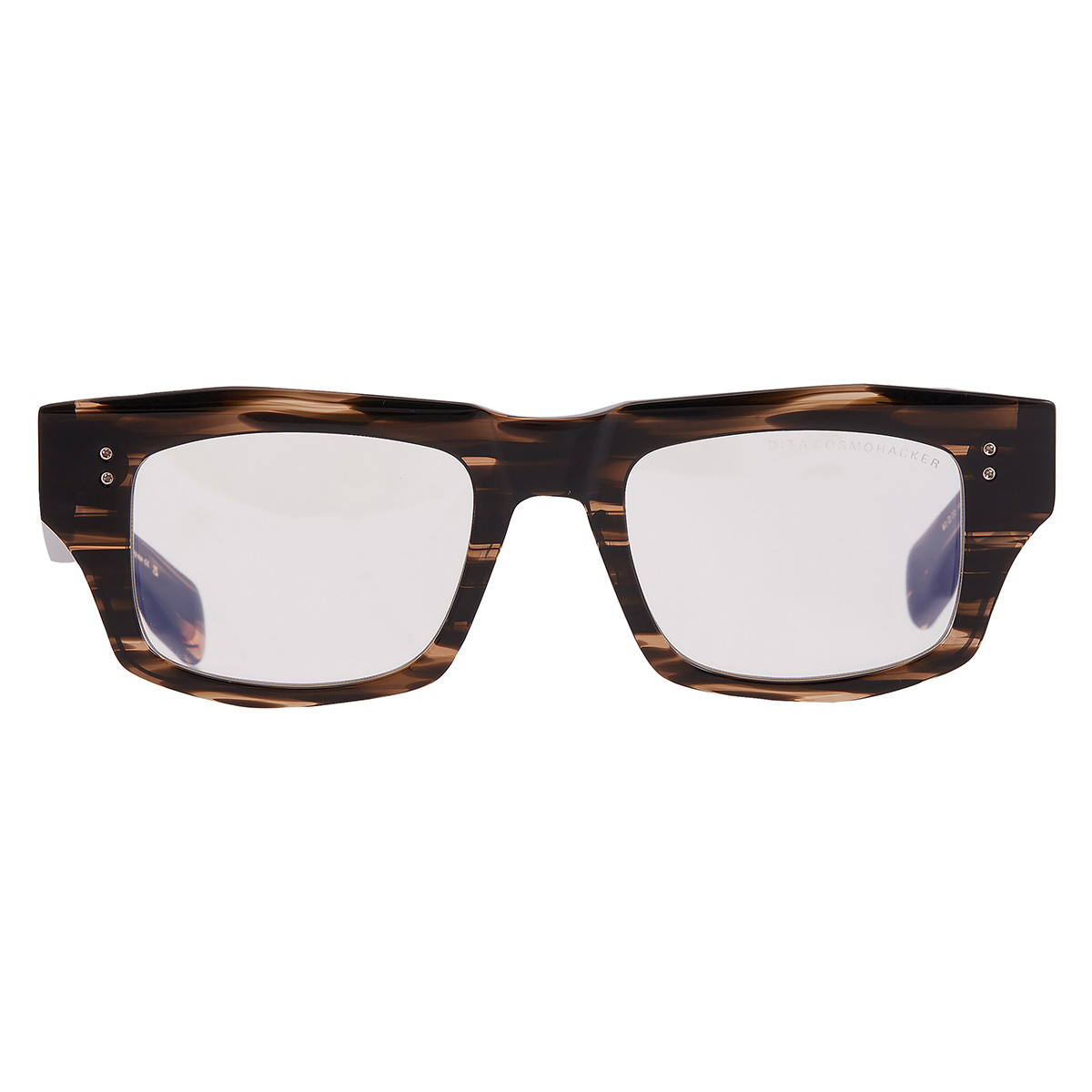 とみです。 Dita COSMOHACKER Demo Rectangular Unisex Eyeglasses DTX727-A-02 52