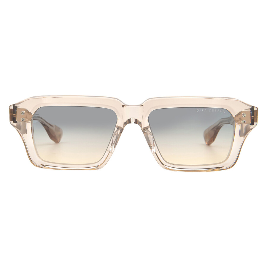 Dita Detron Grey Apricot Gradient Rectangular Unisex Sunglasses Dts459-a-03 52 In Gray