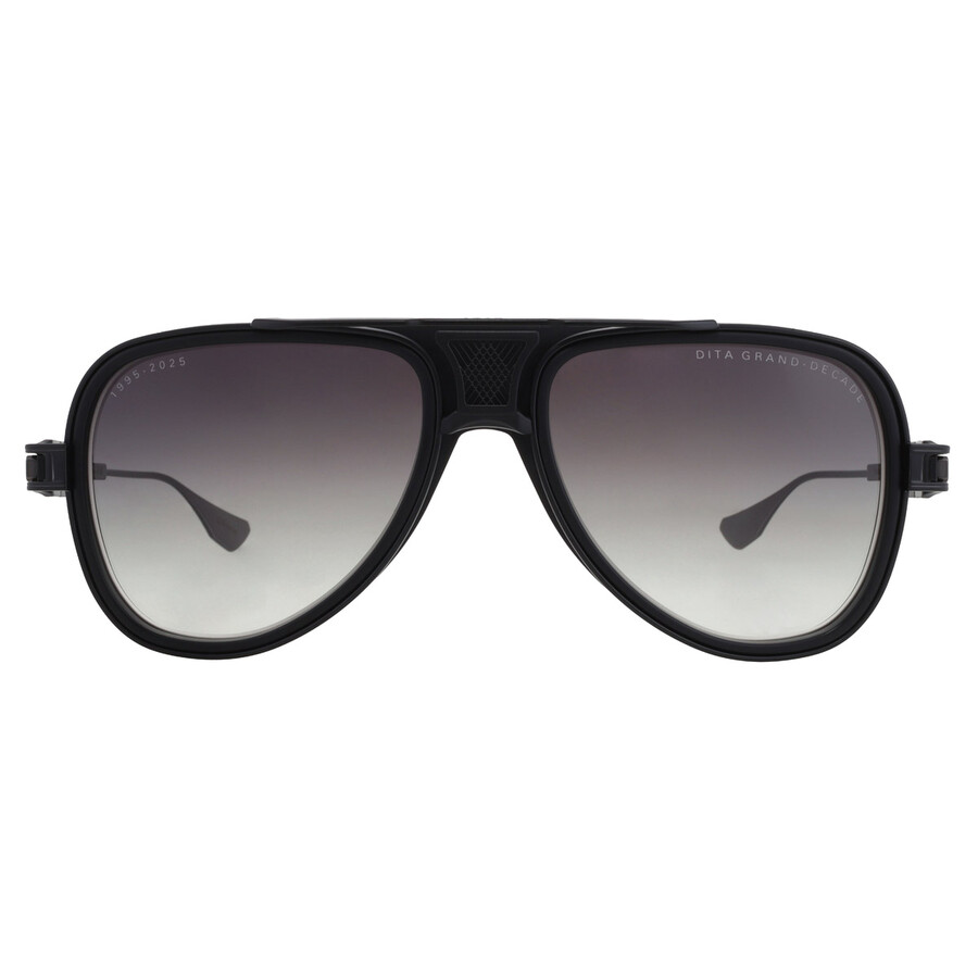 Dita Grand-decade Asian Fit Grey Gradient Pilot Unisex Sunglasses Dts460-a-02af 56