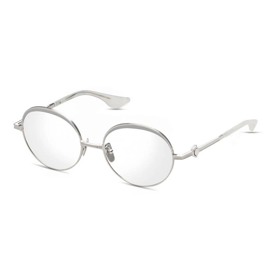 Dita Nukou Demo Round Ladies Eyeglasses Dtx439-a-02 55 In Silver