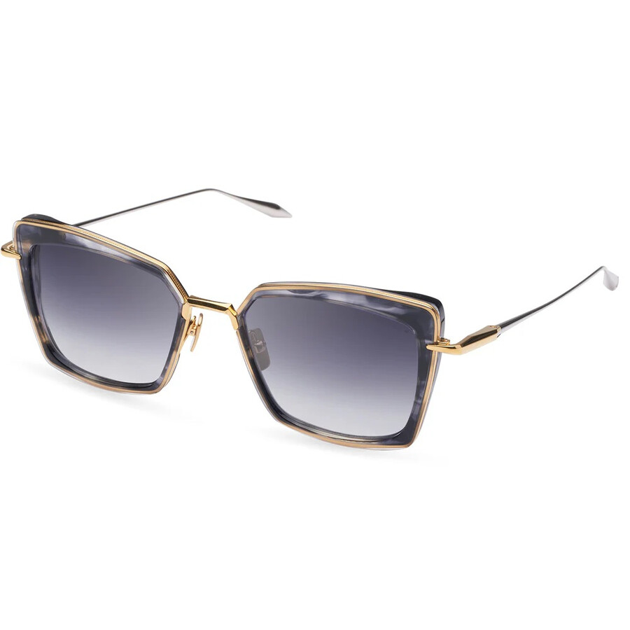 Dita Perplexer Dark Grey To Clear Gradient Butterfly Ladies Sunglasses Dts405-a-01 53 In Gray