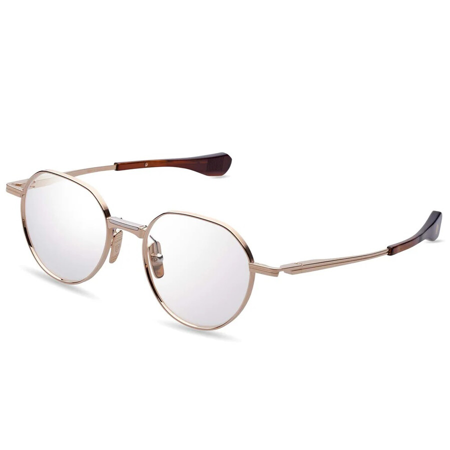 Dita Vers-one Demo Round Unisex Eyeglasses Dtx150-a-01 In Gold