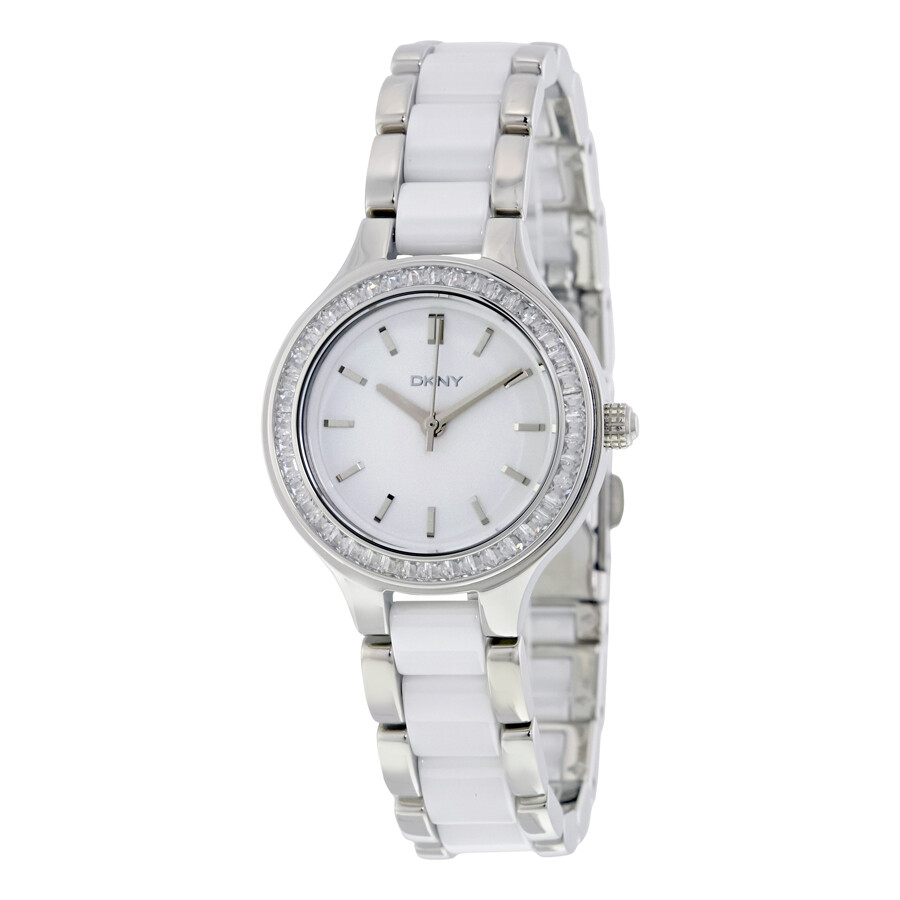 DKNY Chambers White Dial Ladies Watch NY2494 - DKNY - Watches - Jomashop