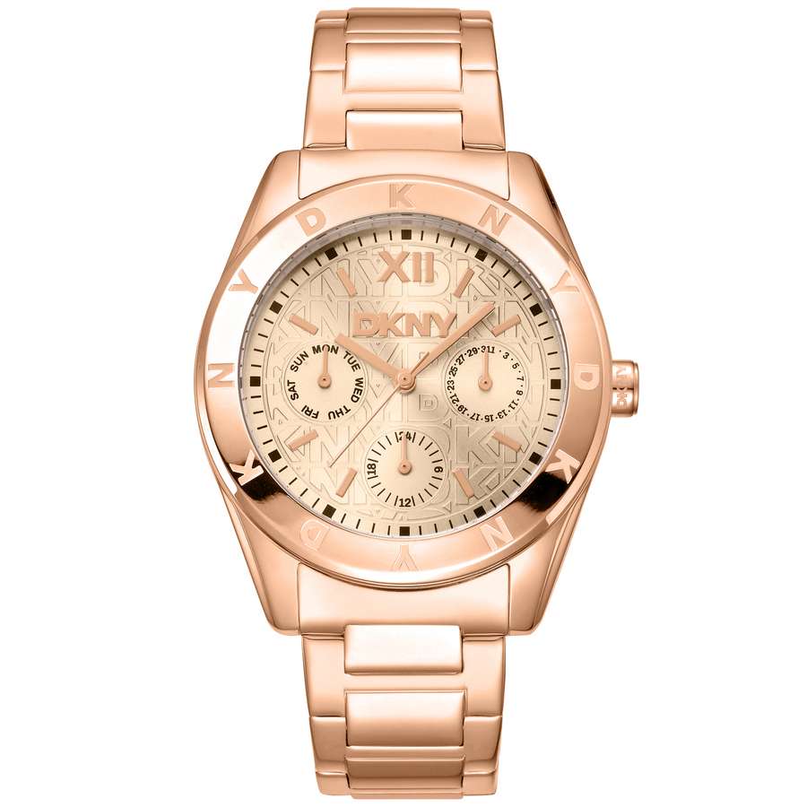 NWT DKNY Fashion Rose Gold-tone Dial Ladies Watch DK1L027M0065 DKNY Evening Rose Gold Women main image 3