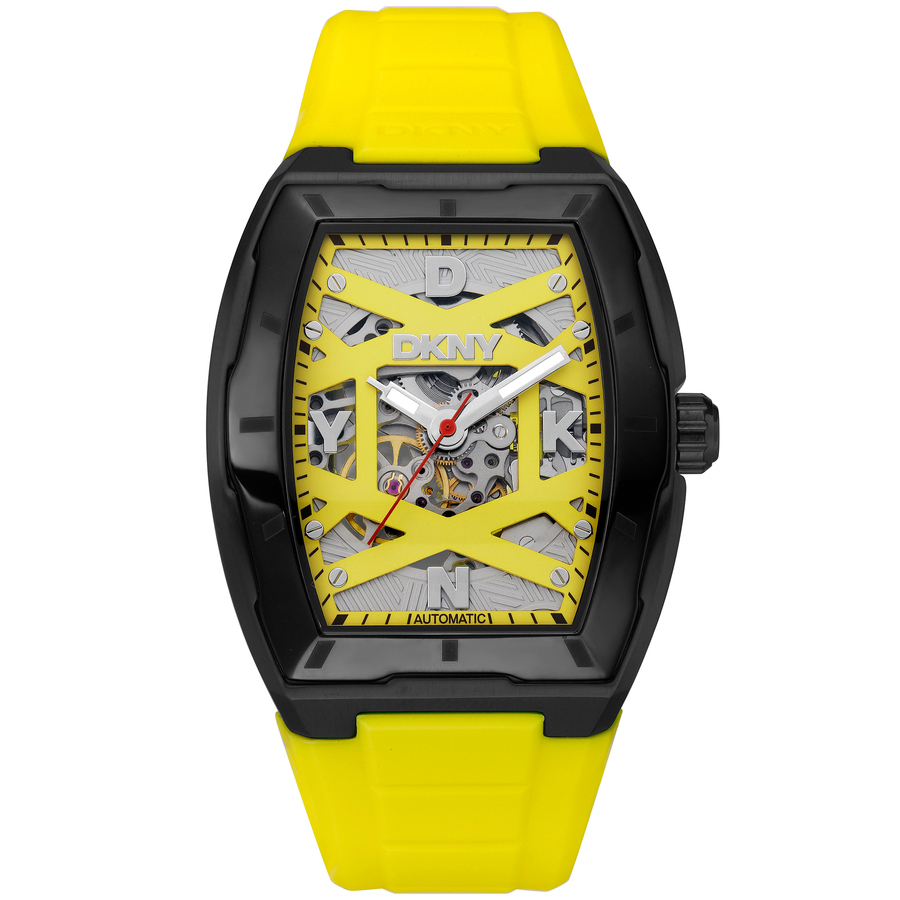 DKNY Fashion Yellow Dial Men's Watch DK1G048P0055 4894626301193