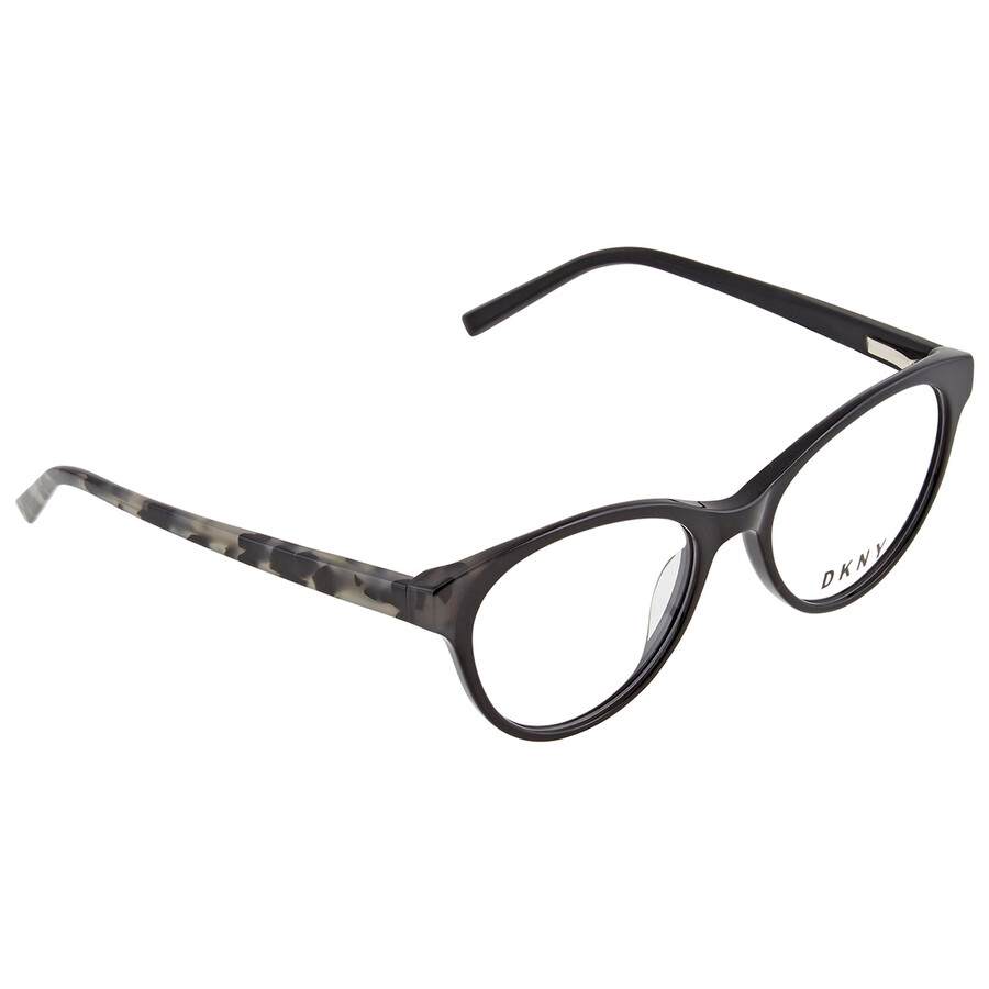 DKNY Ladies Black Oval Eyeglass Frames DKNY5007 001 51 886895431088