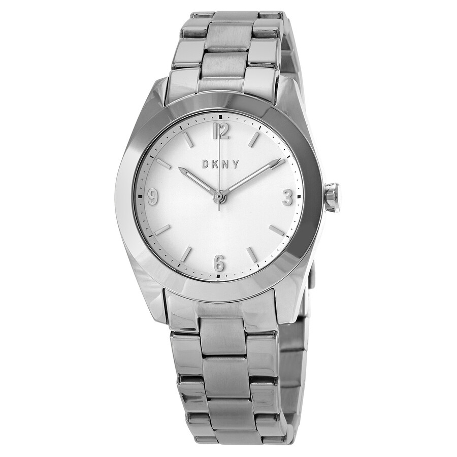 DKNY Nolita Quartz Silver Dial Stainless Steel Ladies Watch NY2872