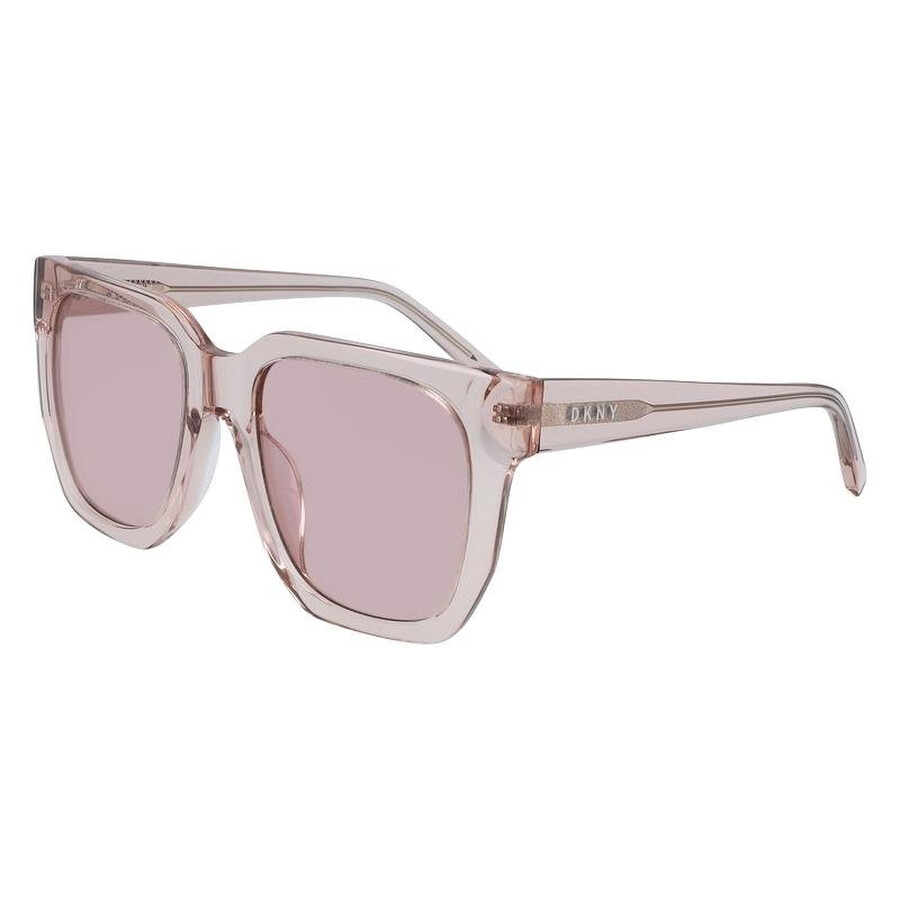 DKNY Pink Square Ladies Sunglasses DK513S 265 53 886895449106