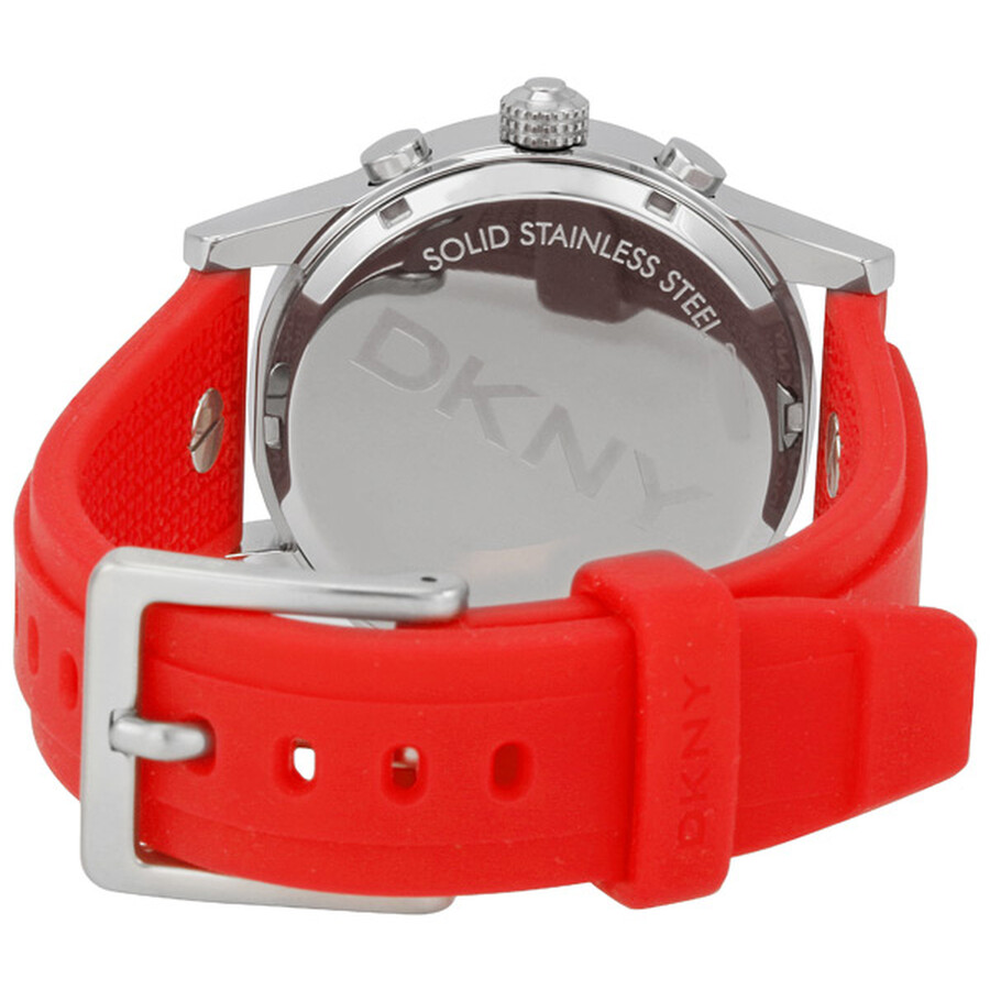 DKNY Red Strap Chronograph Ladies Watch NY8172 DKNY Watches