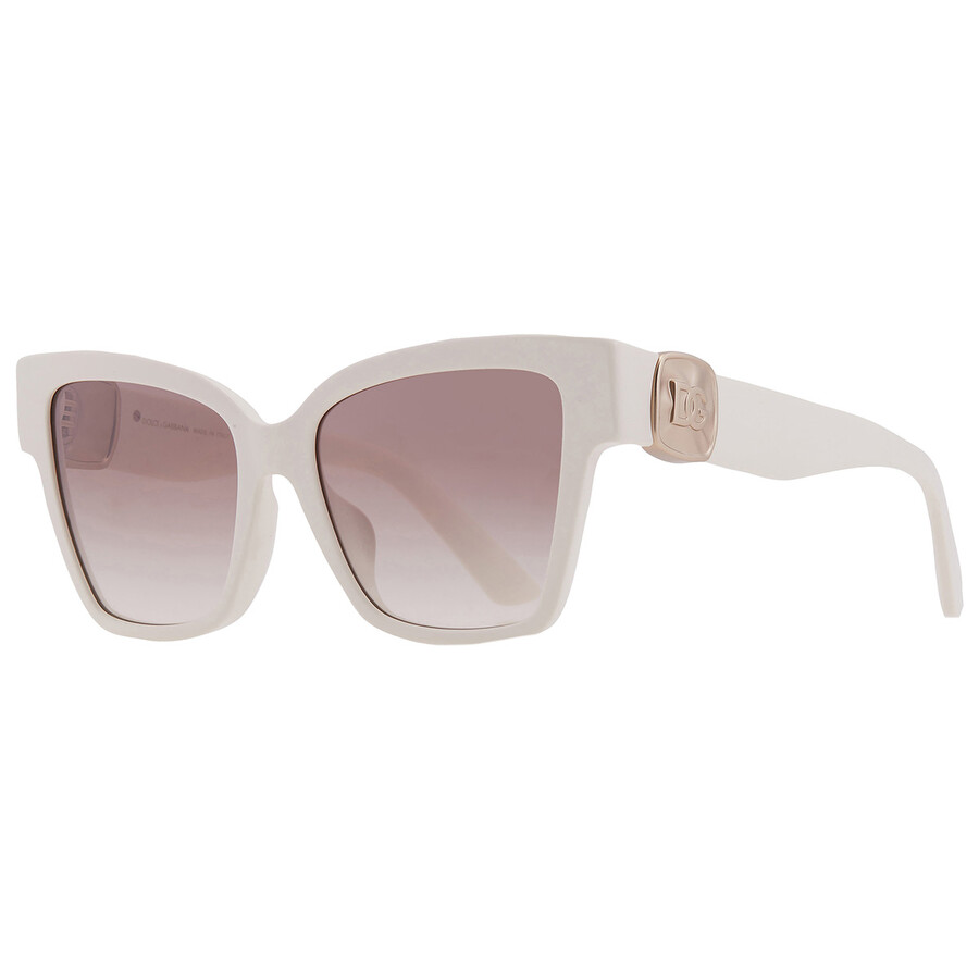 Dolce & Gabbana Dolce And Gabbana Browm Mirror Gradient Silver Square Ladies Sunglasses Dg4470f 331294 54