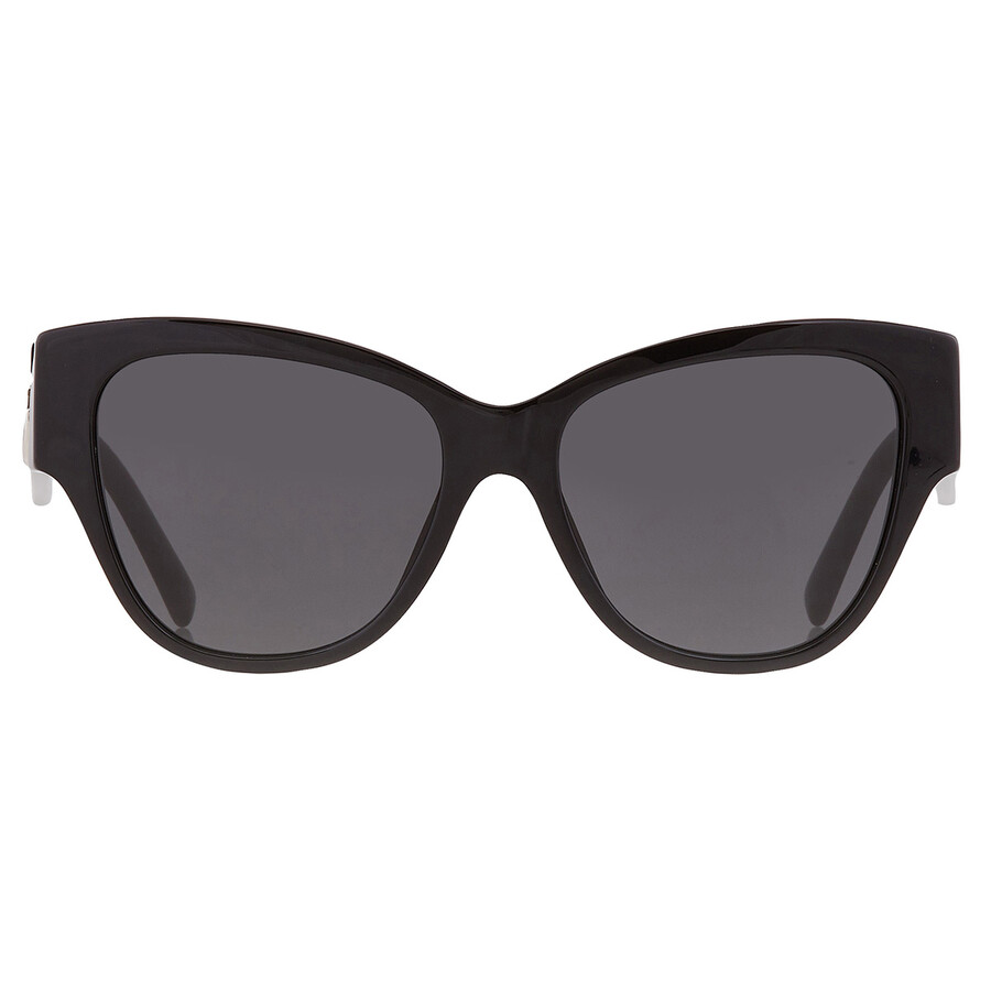 Dolce & Gabbana Dolce And Gabbana Dark Grey Cat Eye Ladies Sunglasses Dg4449 501/87 54 In Black / Dark / Grey