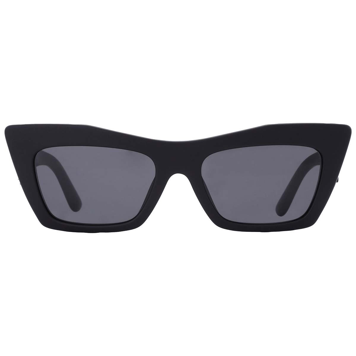 SALE! NEW D&G DG4435 25256G Matte Black Gray Mirrored Cat Eye Women Sunglasses Dolce Gabbana Sunglasses DG4435 2525/6G Black Cat Eye Gray  main image 3
