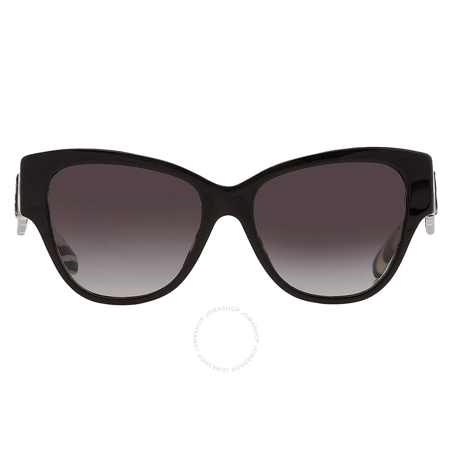 Dolce & Gabbana Dolce And Gabbana Grey Butterfly Ladies Sunglasses Dg4449 3372/p 54 In Black / Grey