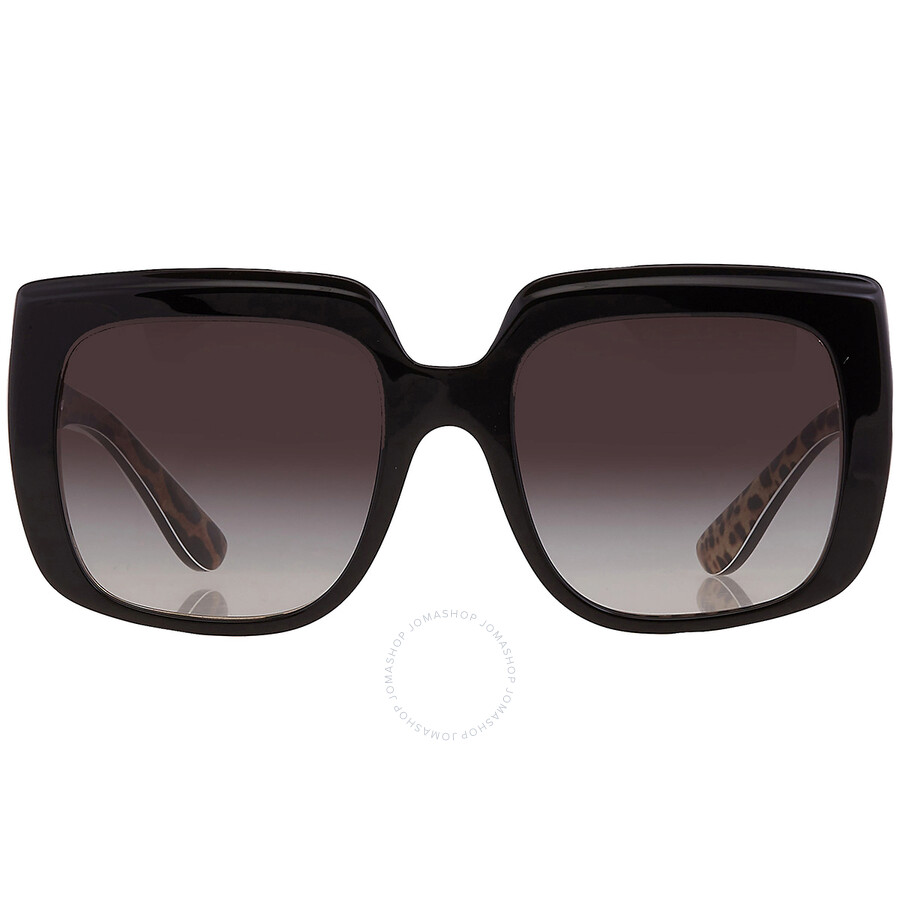 Dolce & Gabbana Grey Gradient Square Ladies Sunglasses