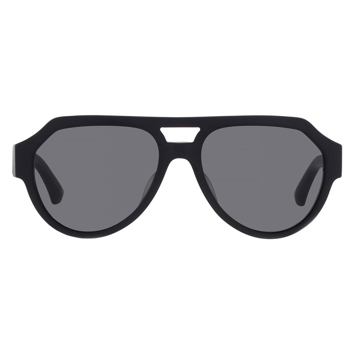 Dolce & Gabbana Grey Mirror Black Pilot Men's Sunglasses DG4466F