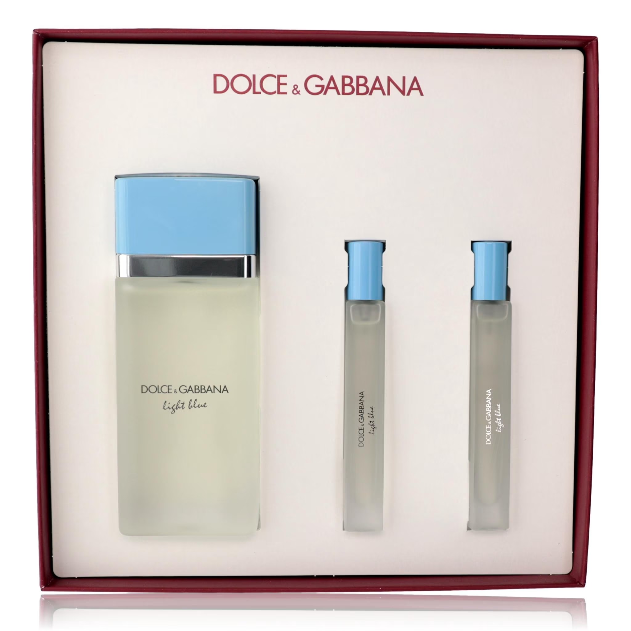 Dolce & Gabbana Ladies Light Blue 3pcs EDT Gift Set Fragrances