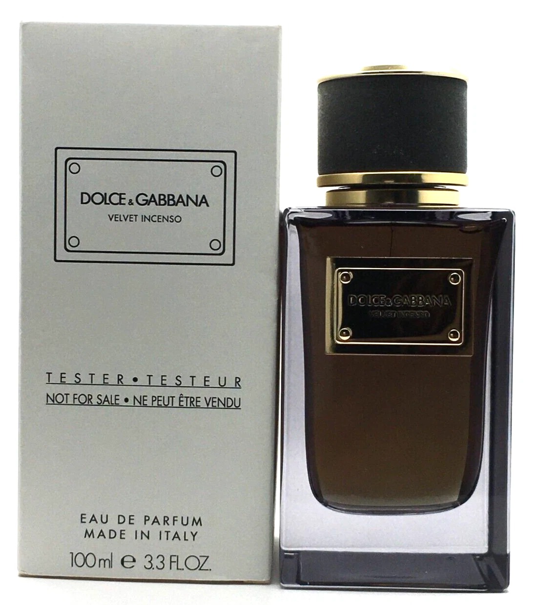 DOLCE&GABBANA ヴェルベット・インセンソ 100ml Dolce & Gabbana Men's Velvet Incenso EDP Spray 3.4 oz (Tester