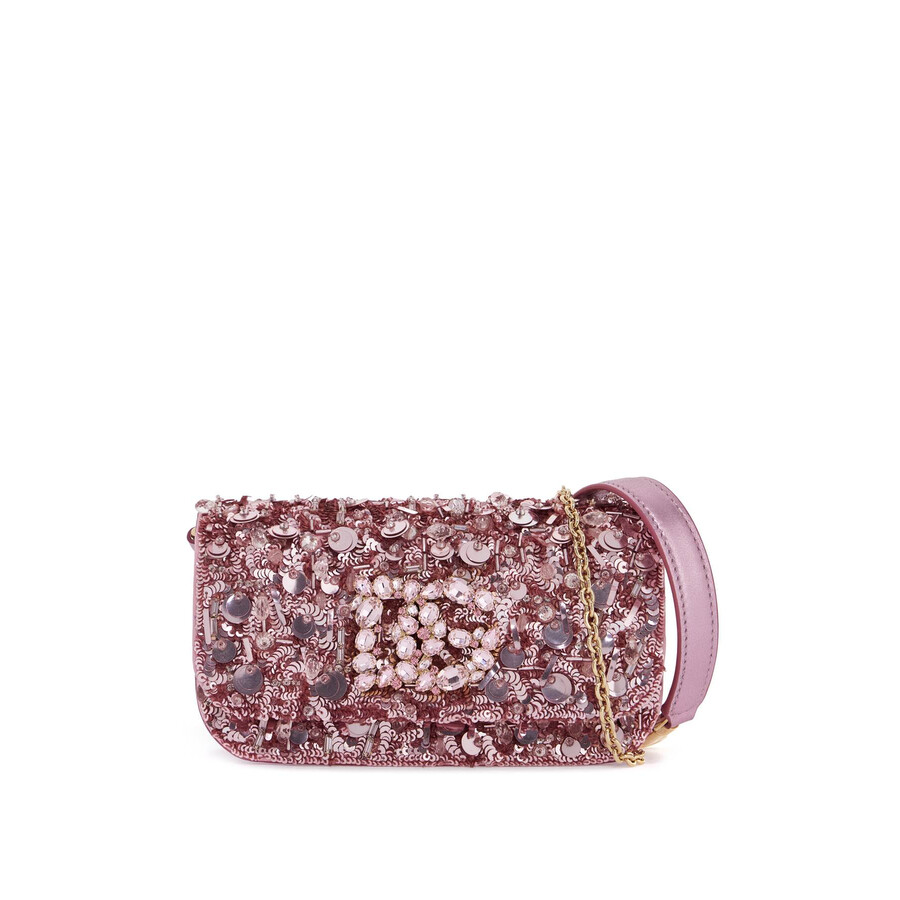 Dolce & Gabbana 3.5 Handbag With Sequins In Pink