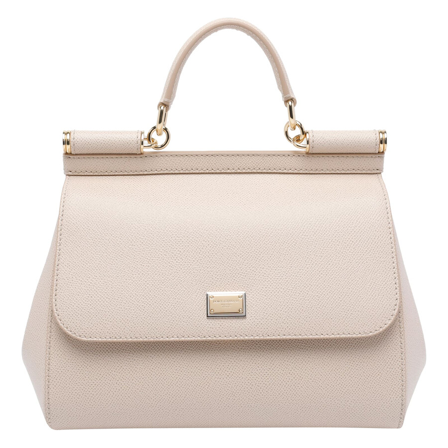 Dolce & Gabbana Large Pink Sicily Hand Bag In Pink