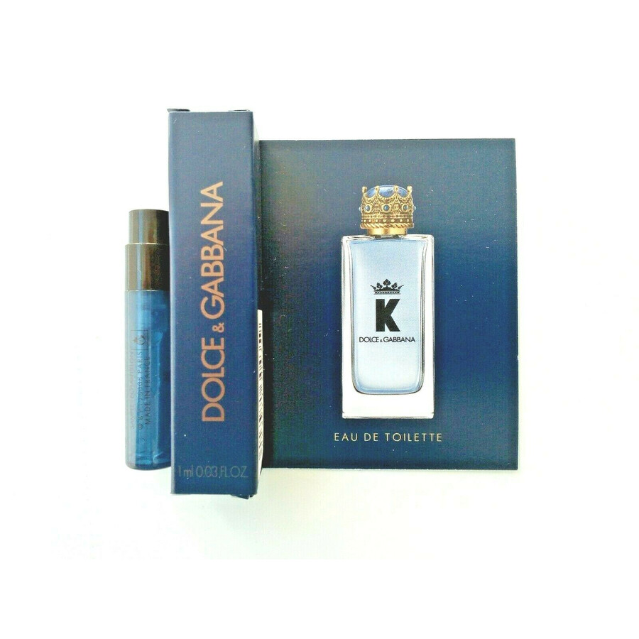 Dolce & Gabbana K Cologne Fragrance Eau De Toilette Sample Spray 0.03 oz In Transparent