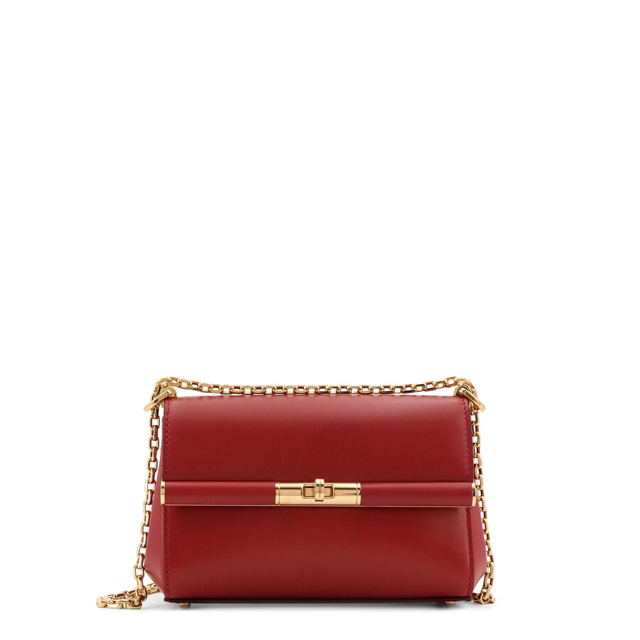 Dolce & Gabbana Mini Marlene Shoulder Bag In Red