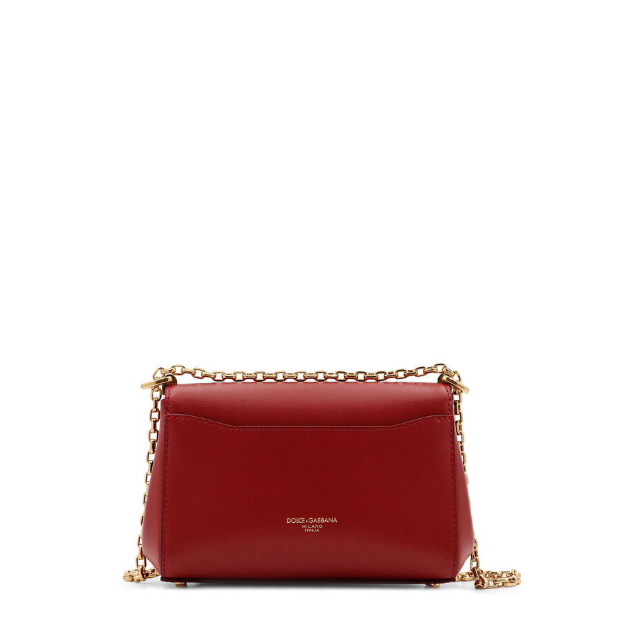 Dolce & Gabbana Mini Marlene Shoulder Bag In Red