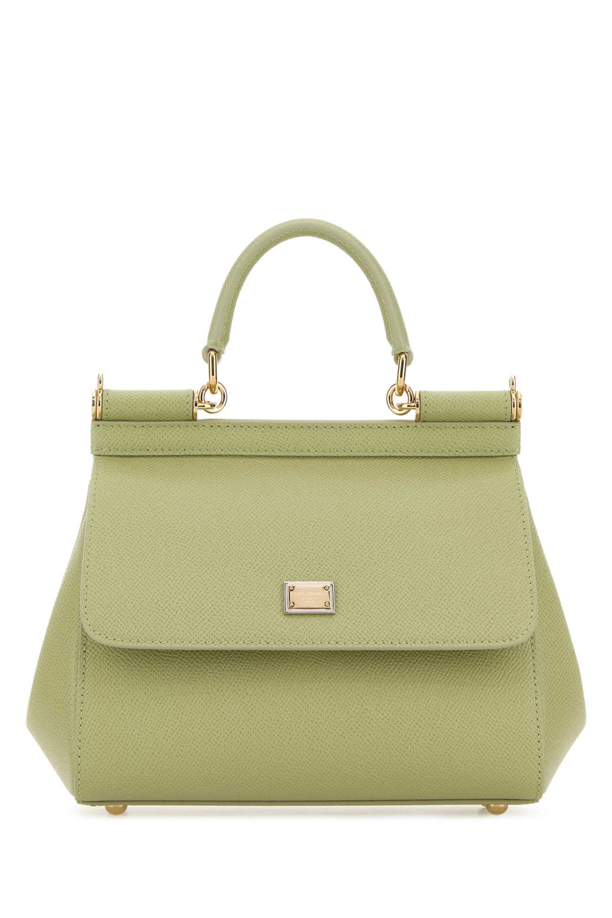 Dolce & Gabbana Dolce & Gabbana Pastel Green Leather Medium Sicily