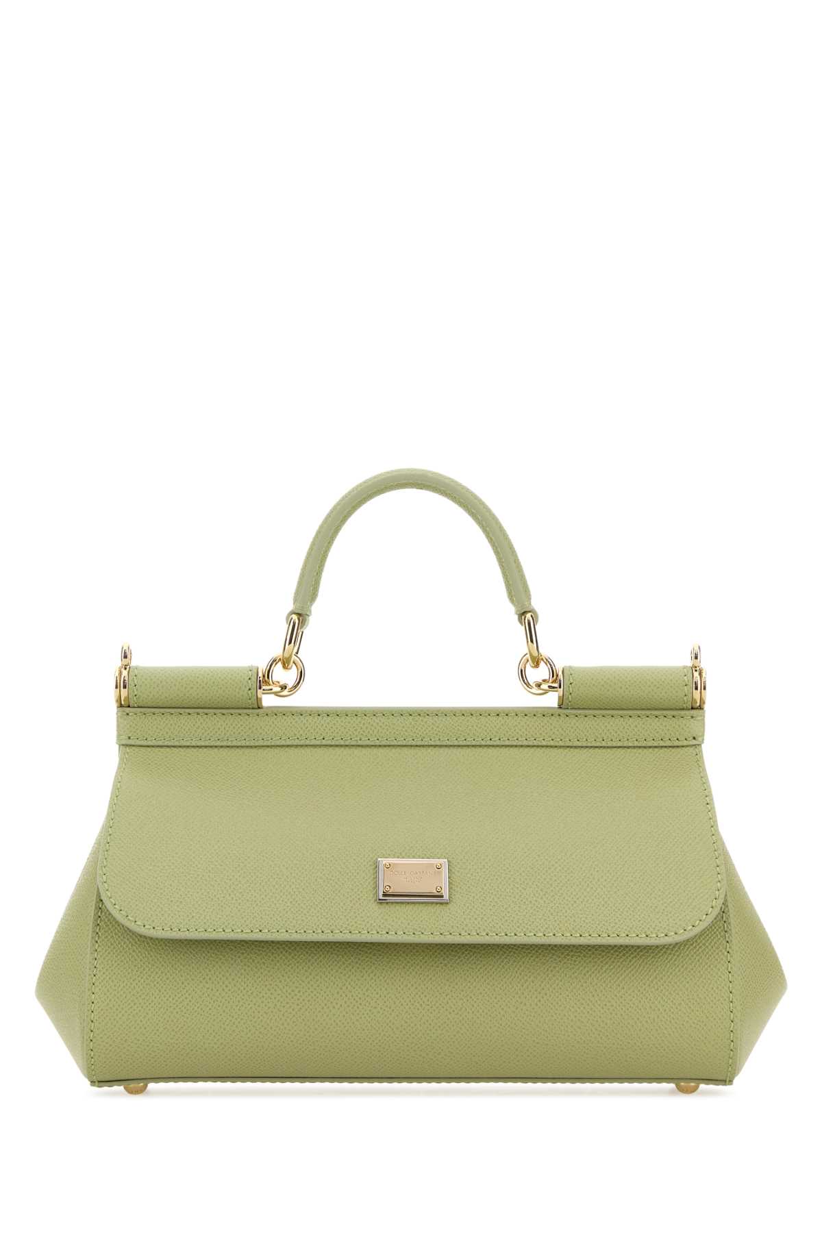 Dolce & Gabbana Dolce & Gabbana Pastel Green Leather Medium Sicily