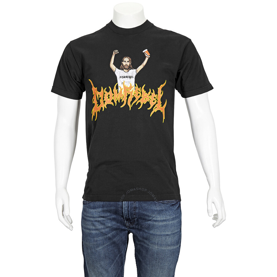 Domrebel Men's Party Box T-shirt In Black In Black