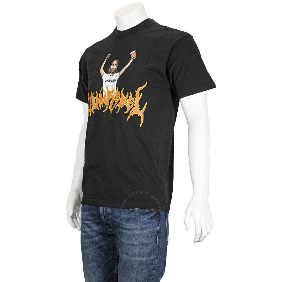 Domrebel Men's Party Box T-shirt In Black In Black