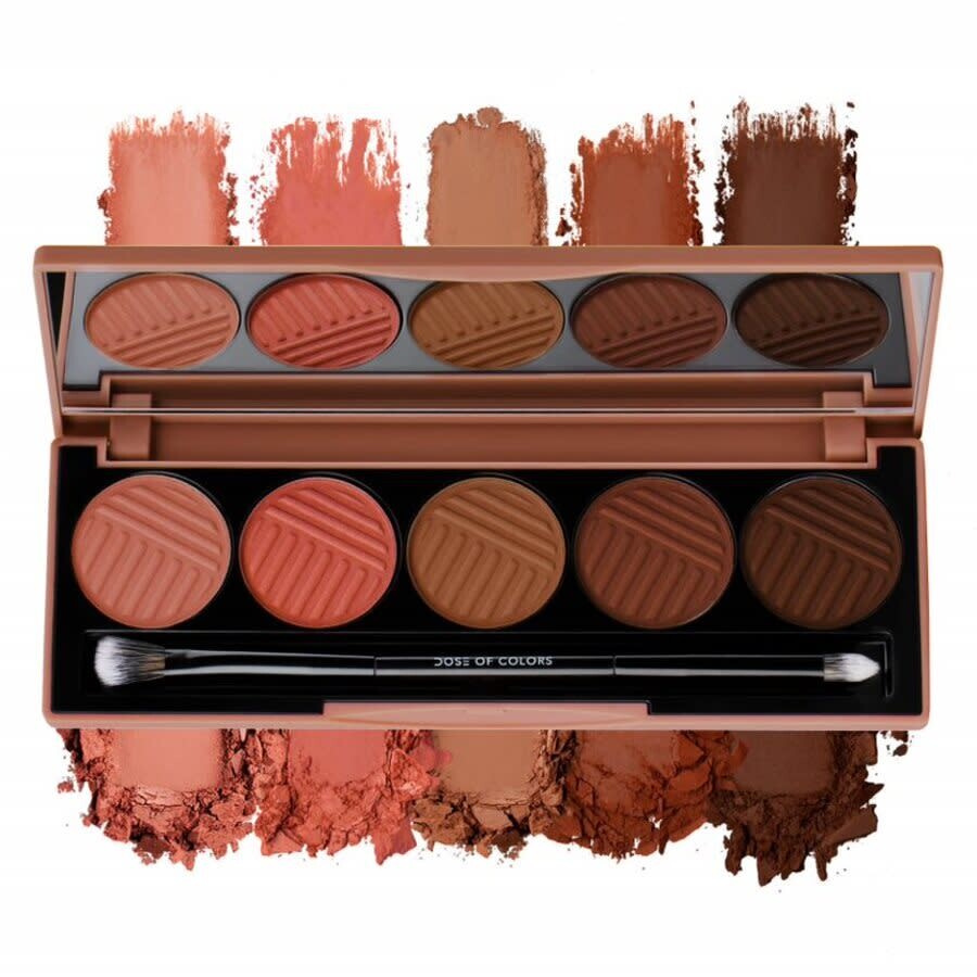 Dose Of Colors Ladies Eyeshadow Palette - Sassy Siennas 0.06 oz Peaches In Orange