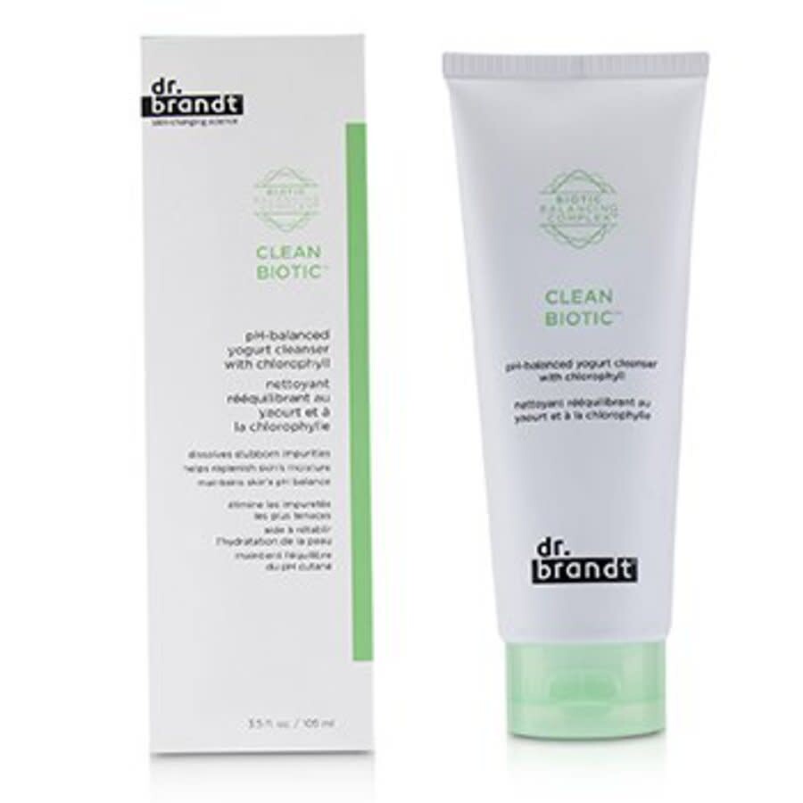 Shop Dr. Brandt - Clean Biotic Ph-balanced Yogurt Cleanser With Chlorophyll  105ml/3.5oz In N/a