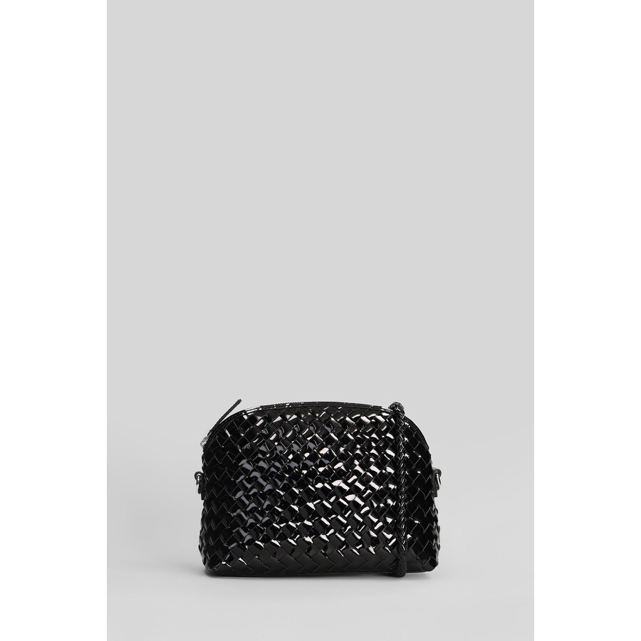 Dragon Diffusion Chunky Fellini Shoulder Bag In Black Leather In Black