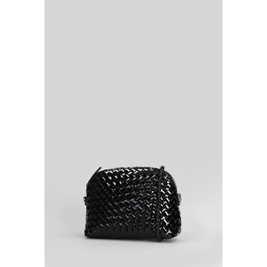Dragon Diffusion Chunky Fellini Shoulder Bag In Black Leather In Black