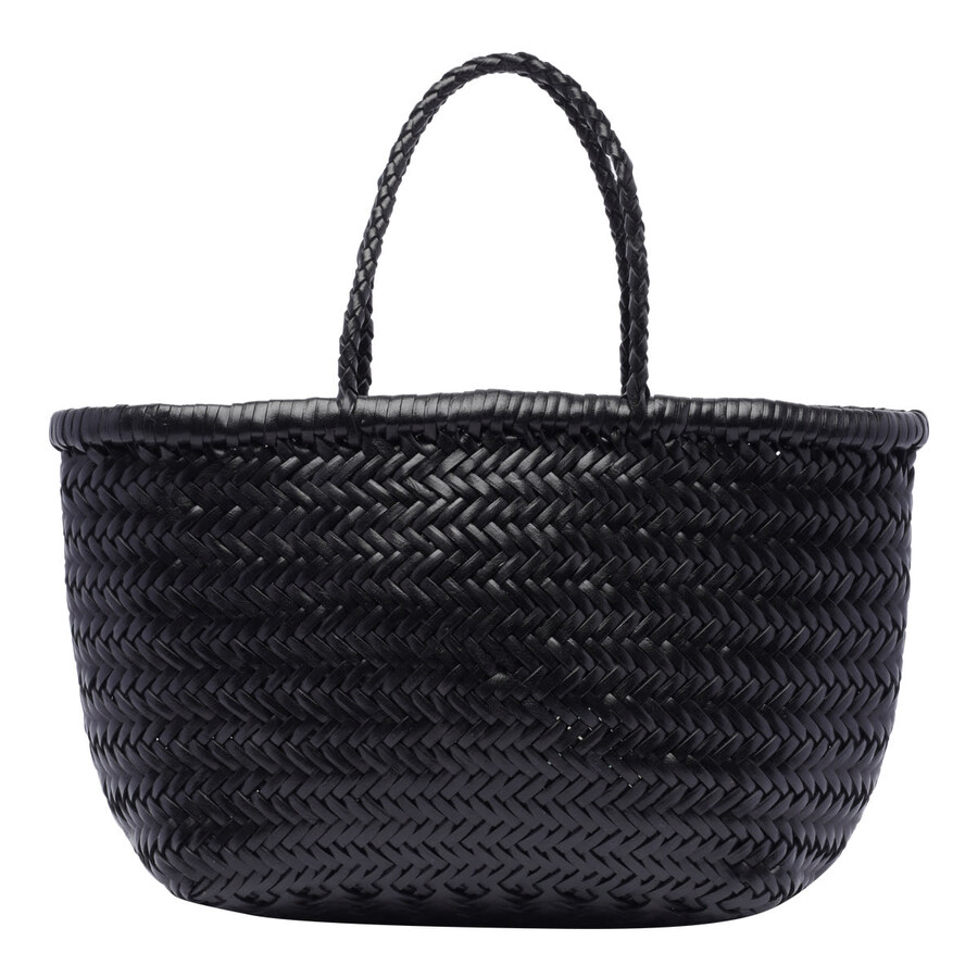 Dragon Diffusion Women Big Bamboo Triple Jump Basket Bag In Black