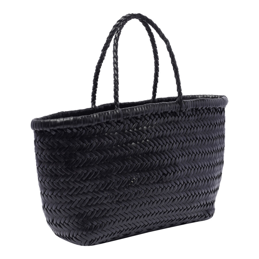 Dragon Diffusion Women Big Bamboo Triple Jump Basket Bag In Black