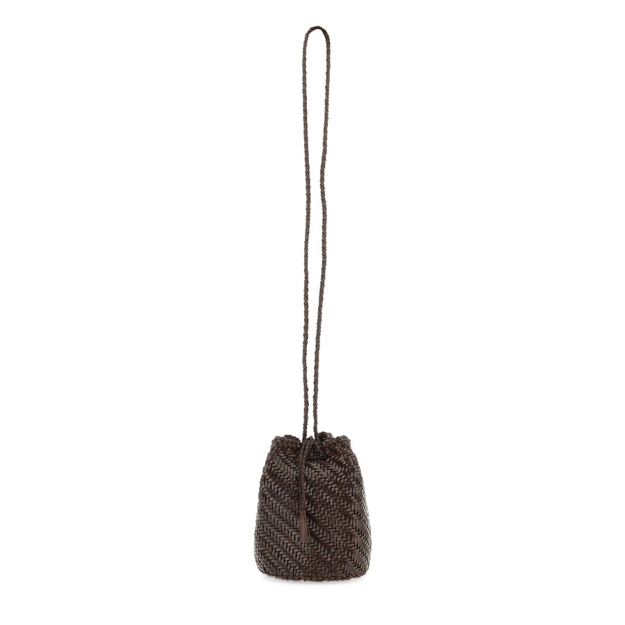 Dragon Diffusion Pompom Double Jump Tan Bag In Brown