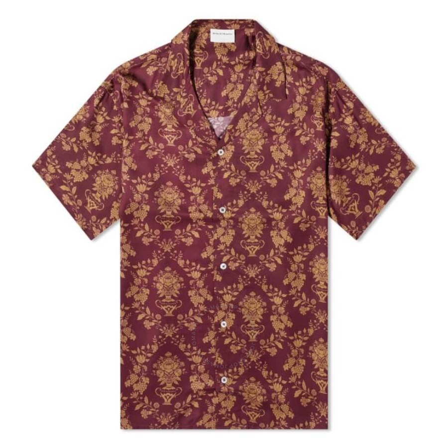Drôle De Monsieur Drole De Monsieur La Chemise Dama Pattern Shirt In Red
