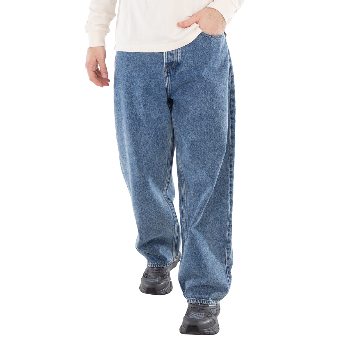Drole De Monsieur Men's Blue Baggy Le Jean, Size Small E-BP168