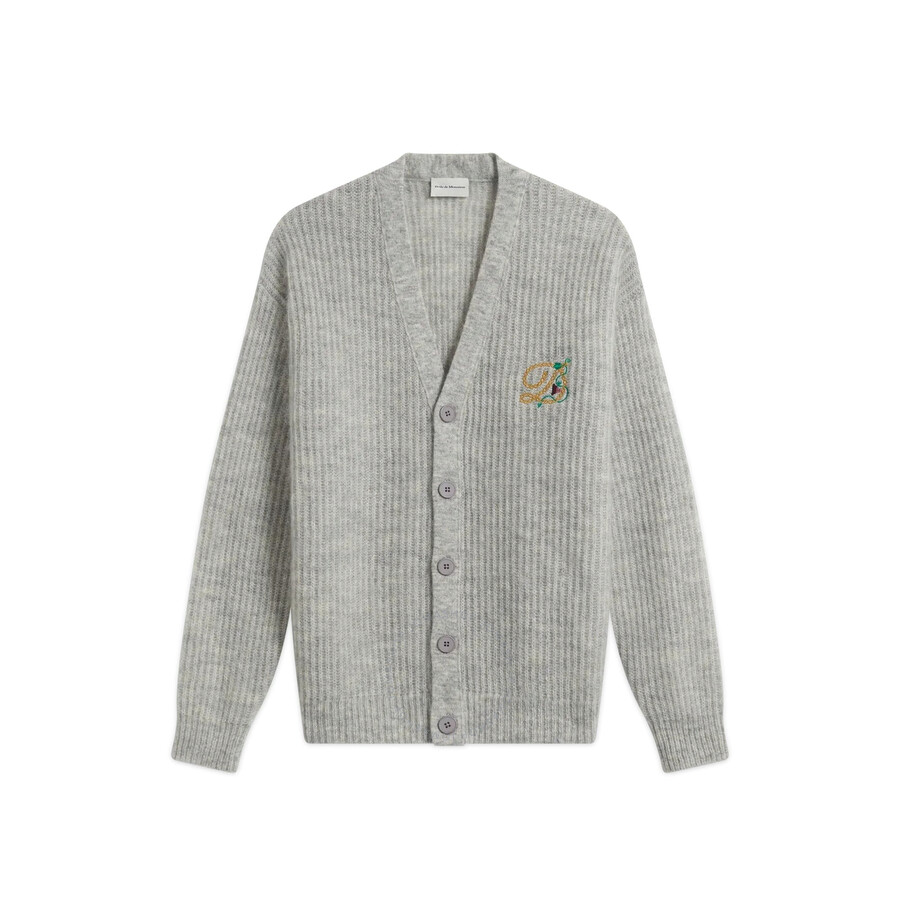 Drôle De Monsieur Drole De Monsieur Men's Grey D Raisin Le Cardigan In Grey