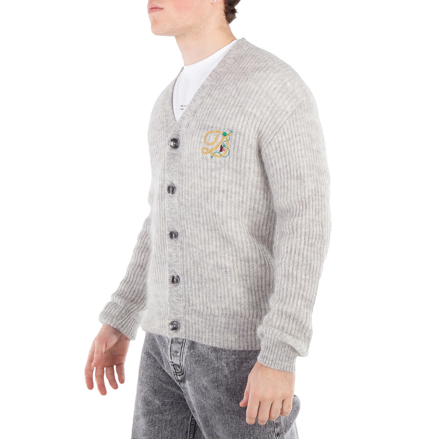 Men's Grey D Raisin Le Cardigan