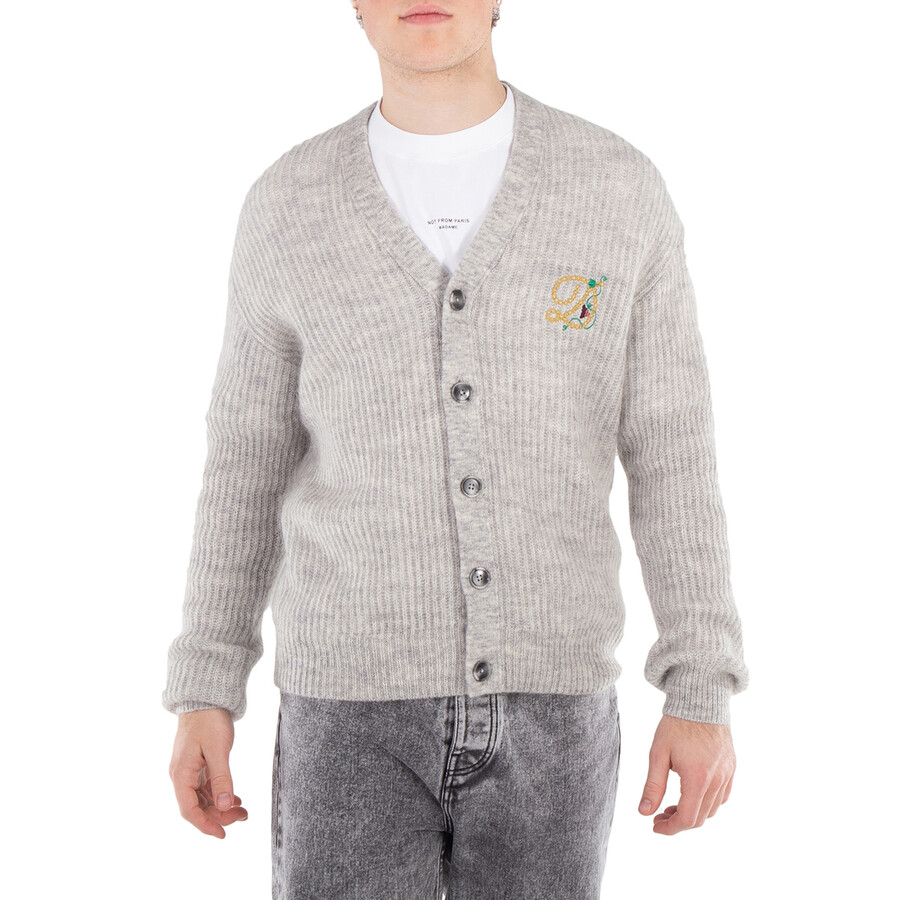 Men's Grey D Raisin Le Cardigan